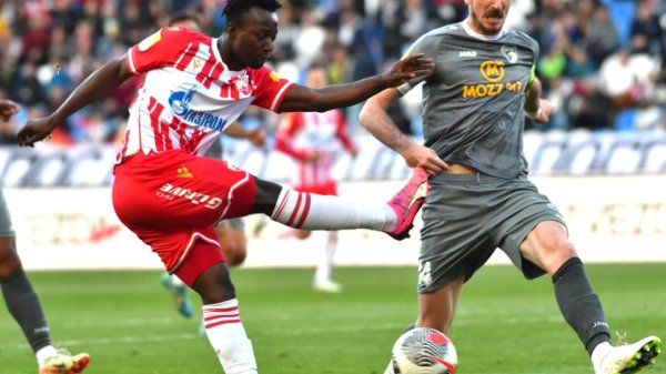 Crvena zvezda se učvrstila na liderskoj poziciji ubedljivom pobedom nad Radničkim 1923, Mozzart Bet Super liga Srbije