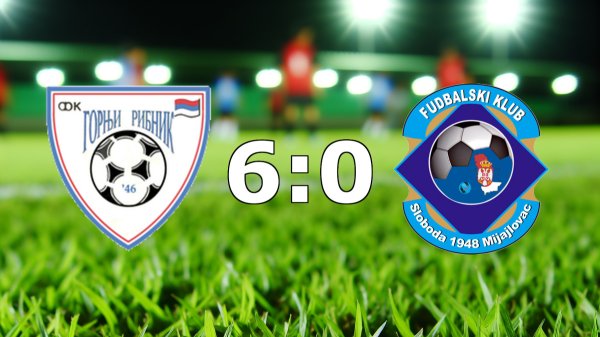 Ribnik na svom terenu deklasirao Slobodu 1948, Druga rasinska okružna liga "Zapad"