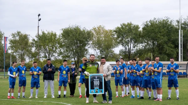 Lapićev 100. meč u Boracu iz Starčevo, ubedljiv trijumf nad Slobodom, Vojvođanska liga "Istok"